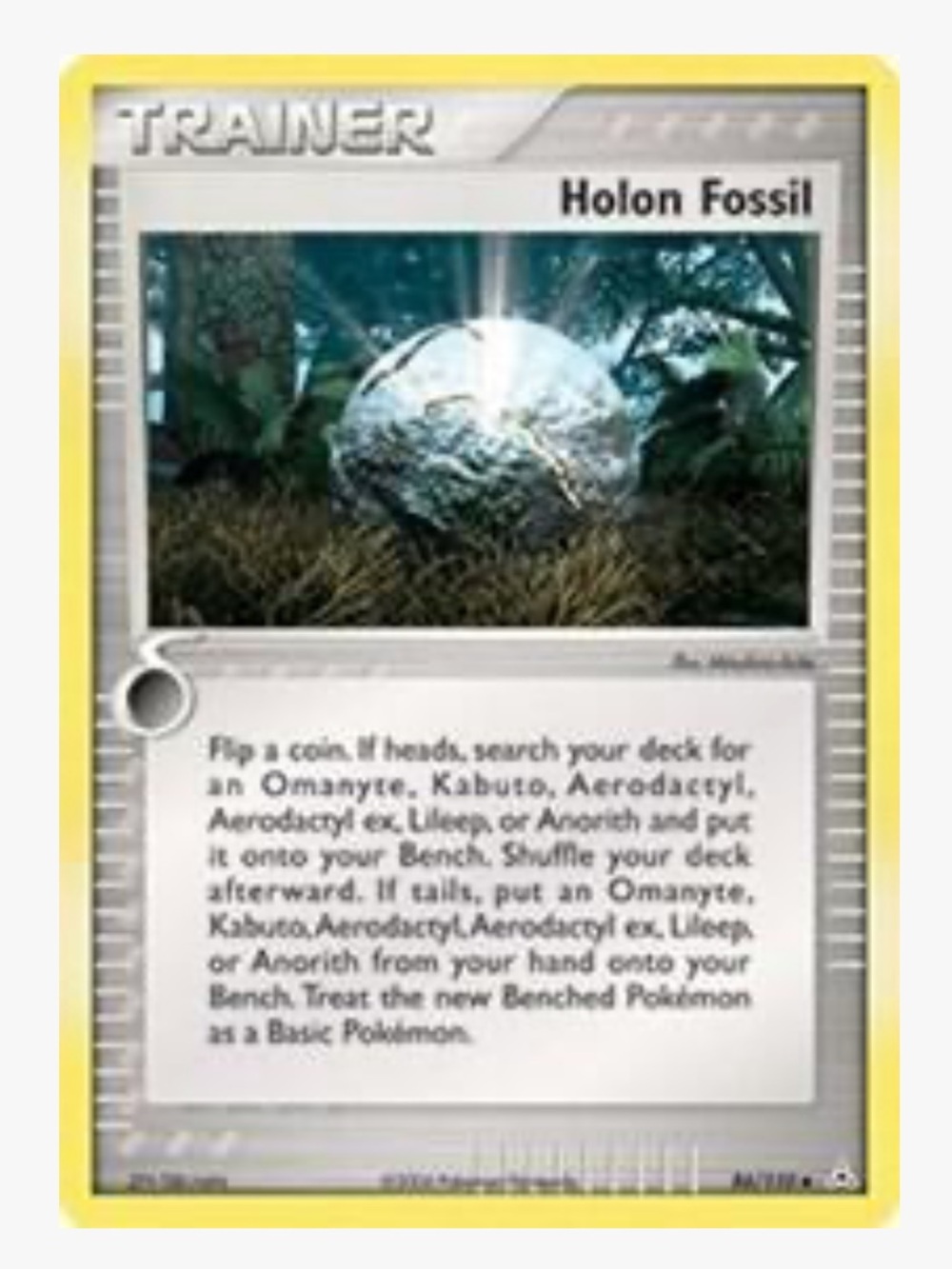 Holon Fossil EX Holon Phantoms Pokemon Trading Card